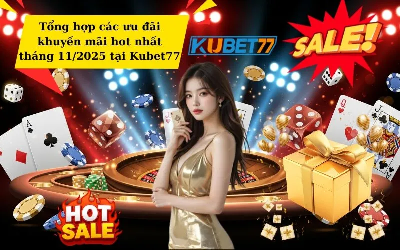 Tổng hợp các ưu đãi khuyến mãi hot nhất tháng 112025 tại Kubet77